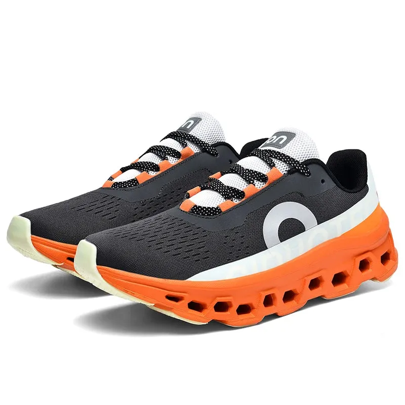 2024 BKQU New  Running Shoes Lightweight Cushioning Long Distance Men's and Women Lifestyle Outdoor Sneakers