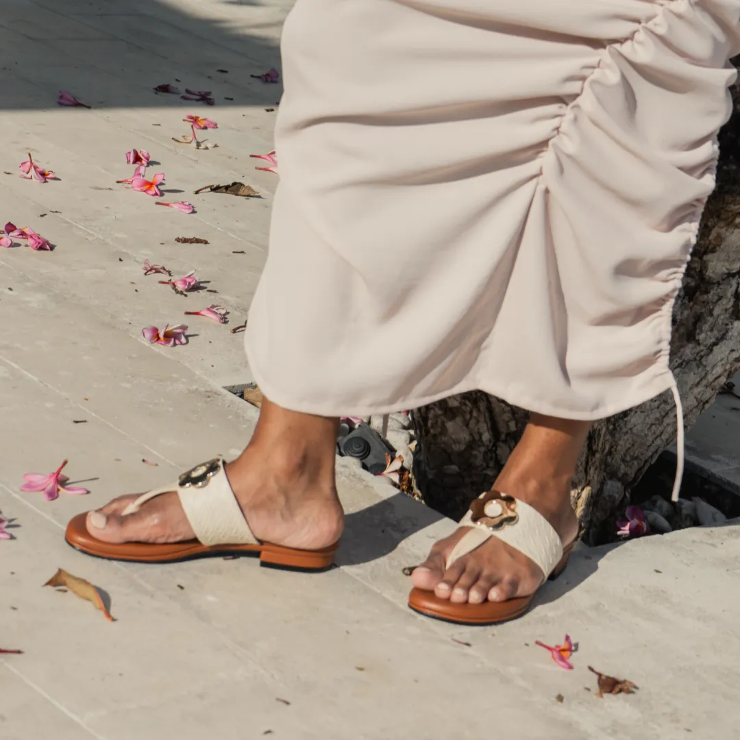 Charmed by Hana Beige Sandals