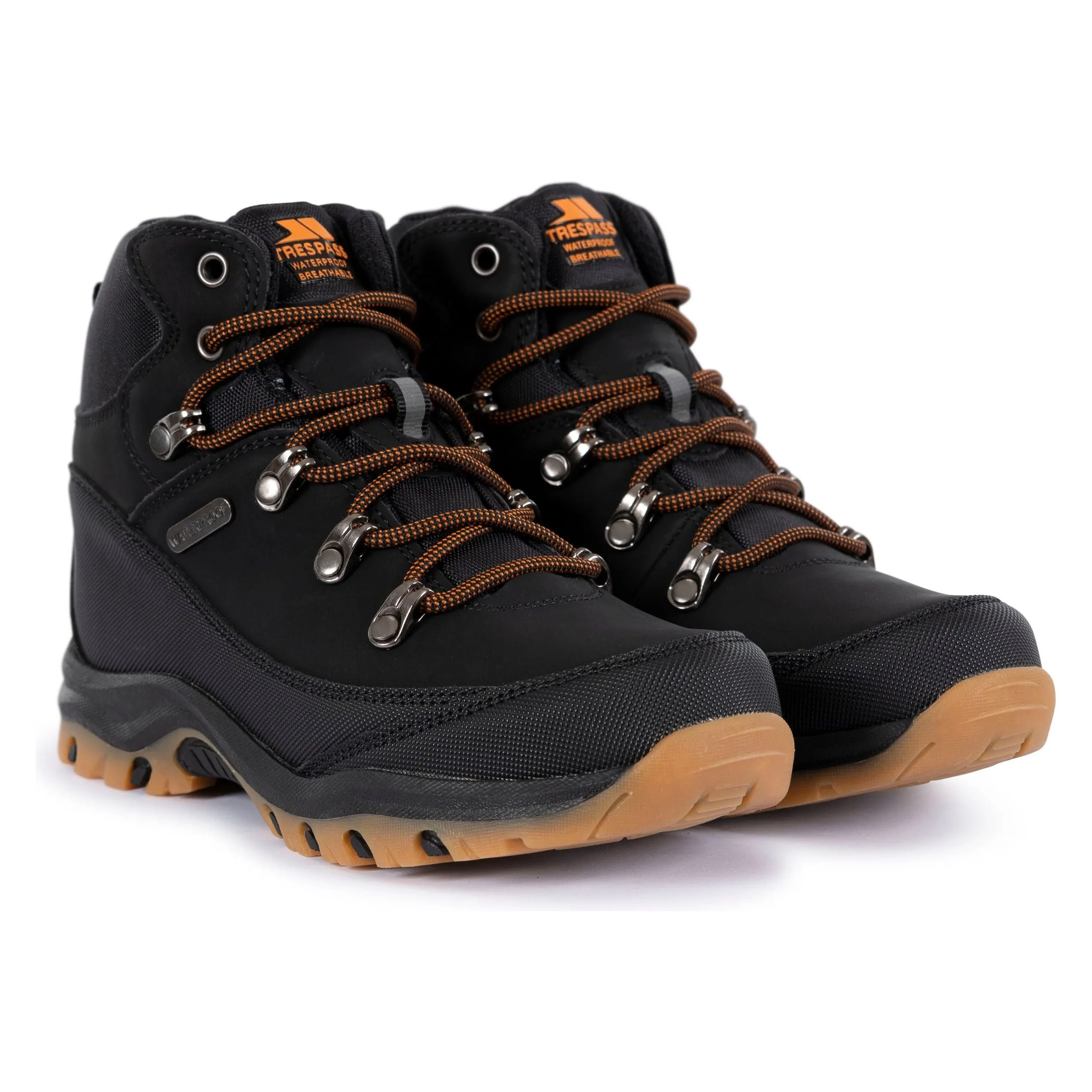 Corin Kids Waterproof Walking Boots in Black