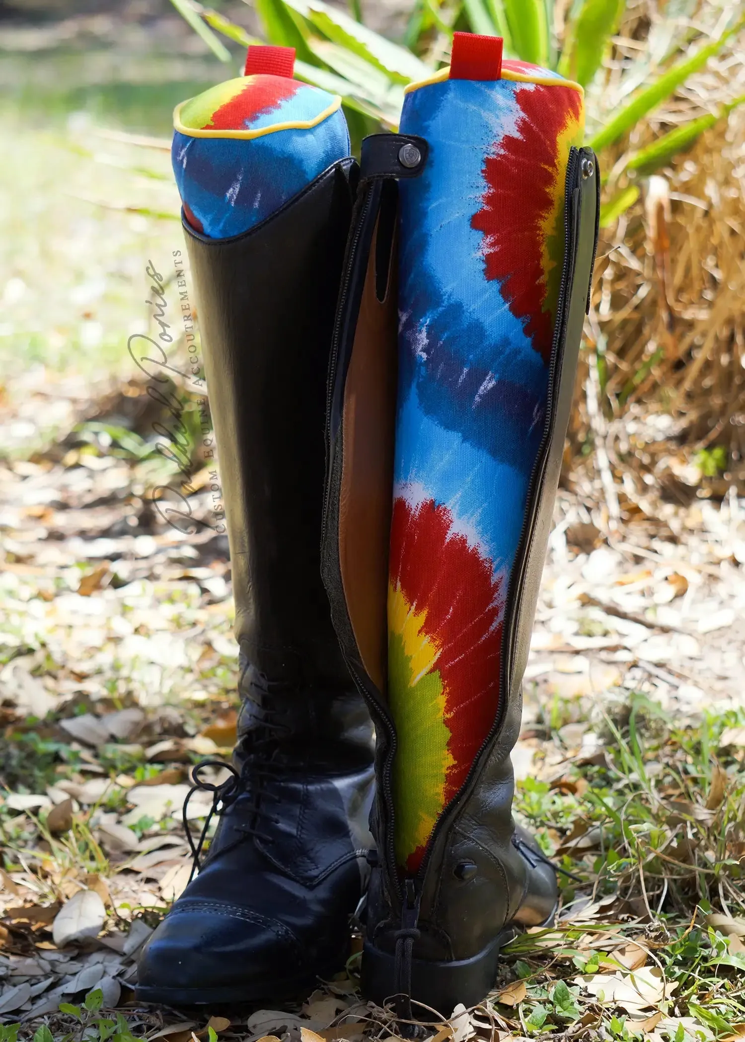 Custom Tie Dye Tall Boot Trees