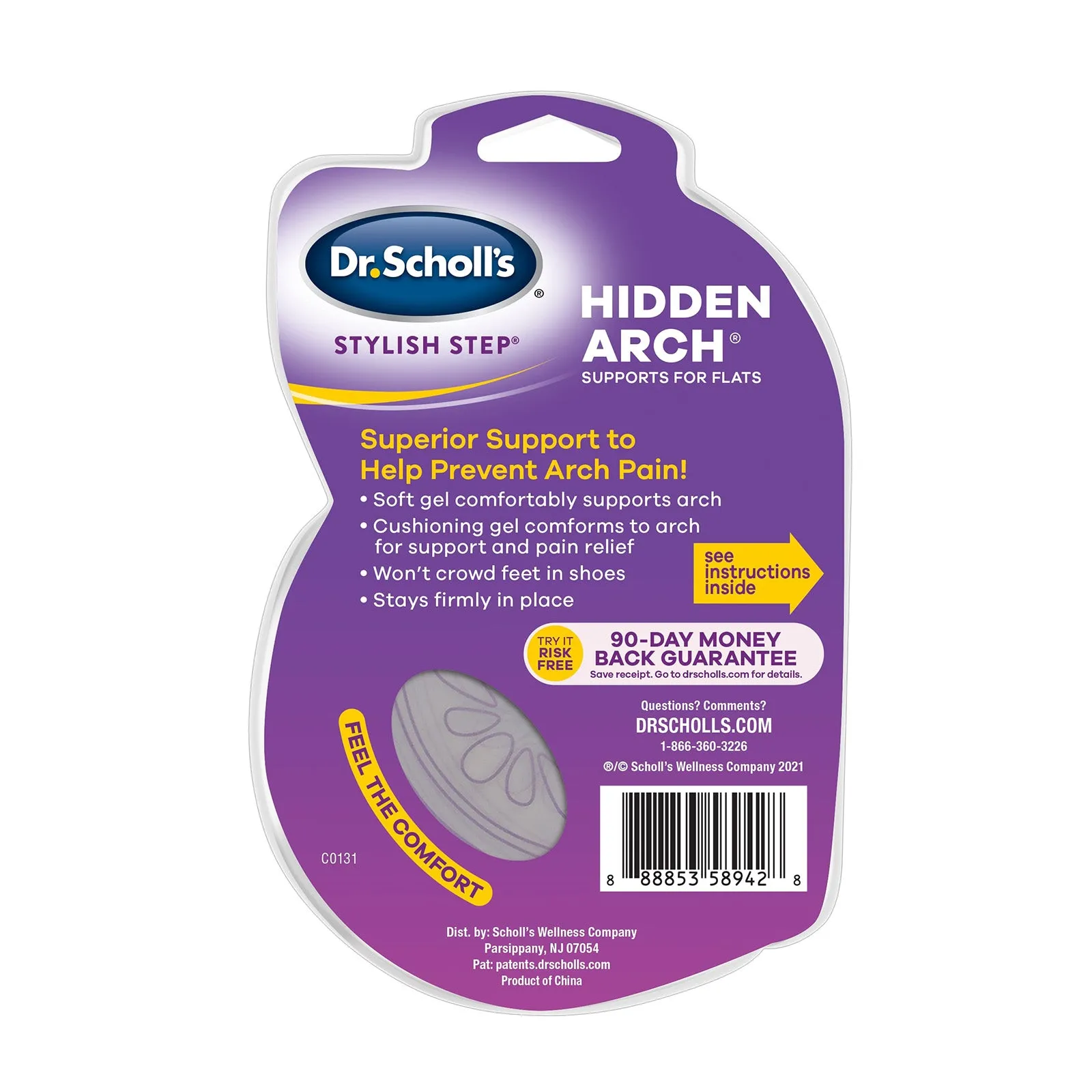 Dr.Scholl Love Your FLATS & SANDALS Arch Cushions