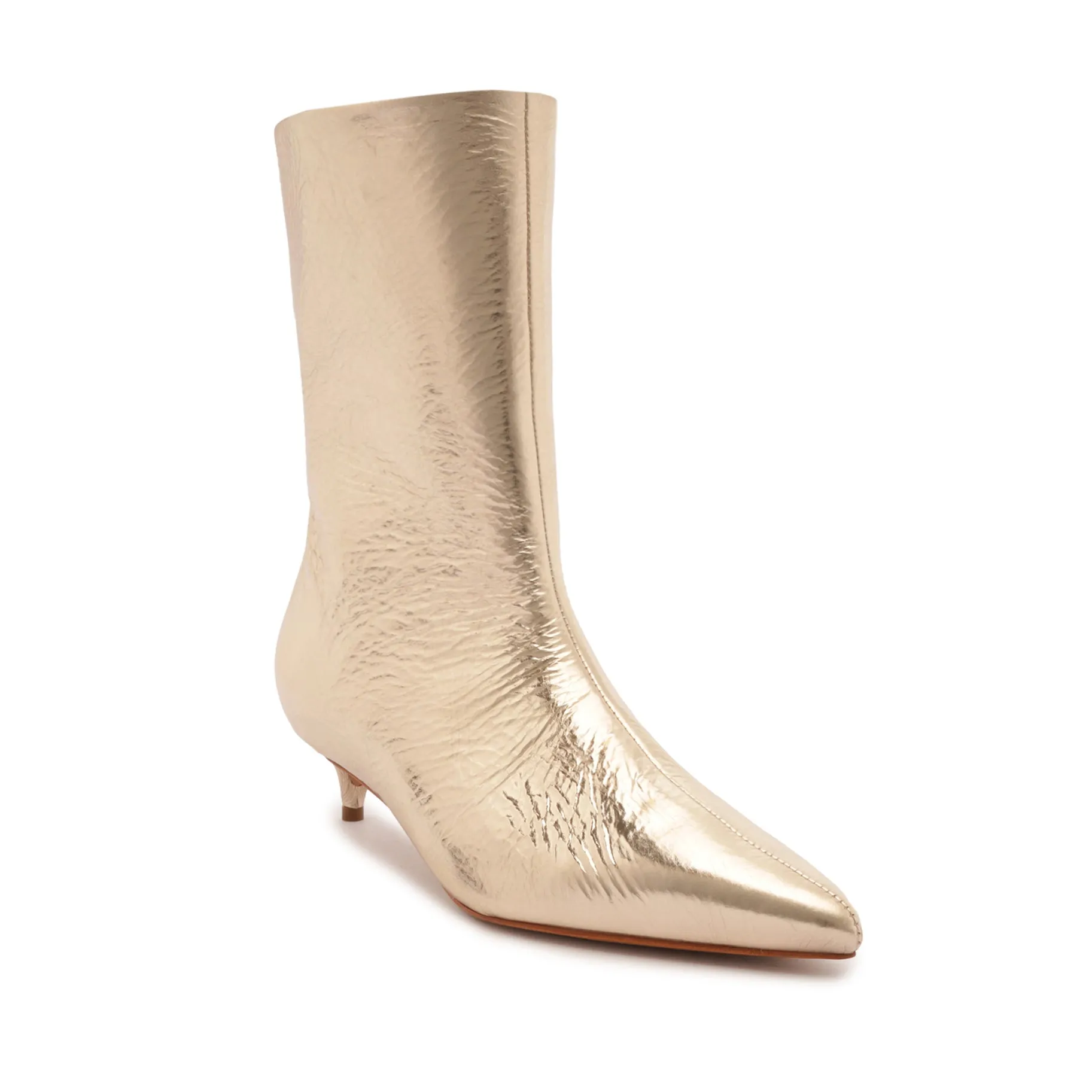 Gail Smashed Metallic Bootie