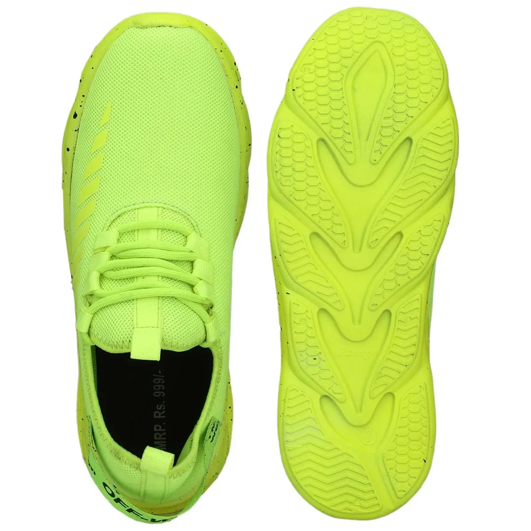 Green Trending Sports Shoes For Outdoor Exercises & Games