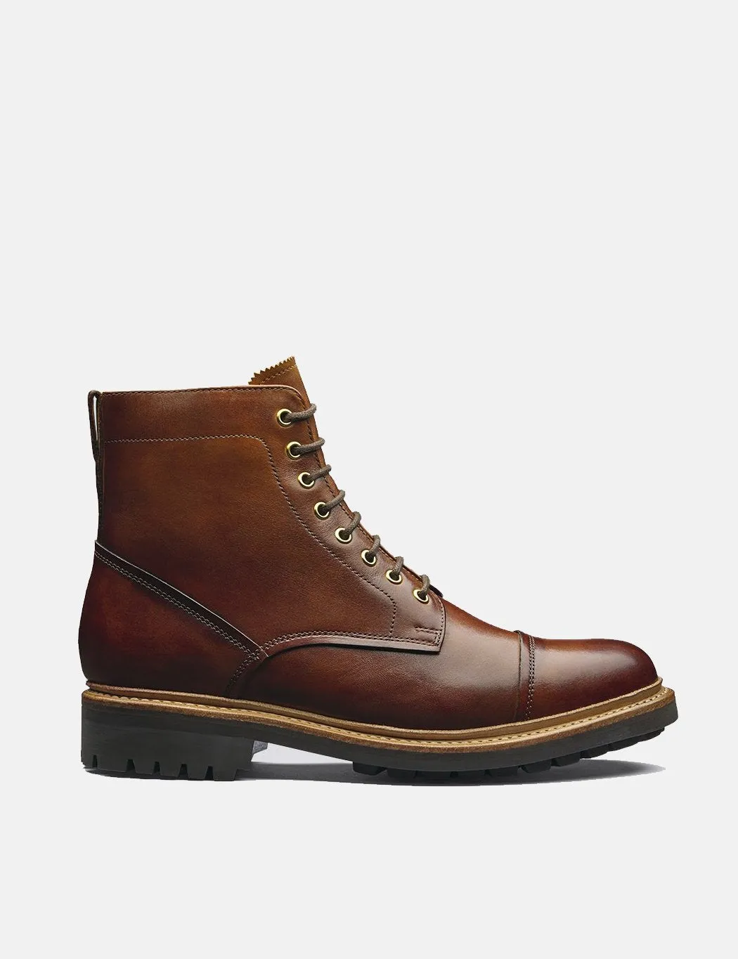 Grenson Joseph Boot (Hand Painted) - Tan