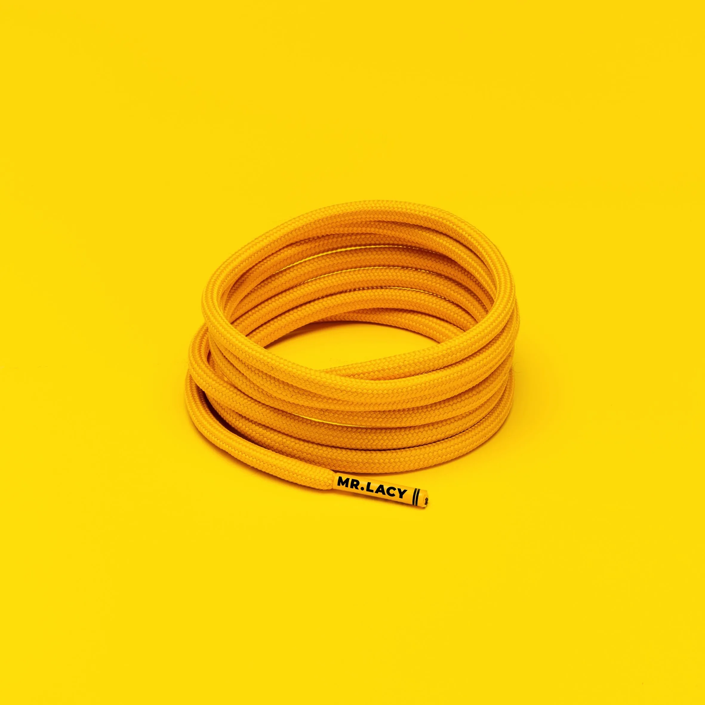 Hillies DM Round Boot Laces · Deep Yellow