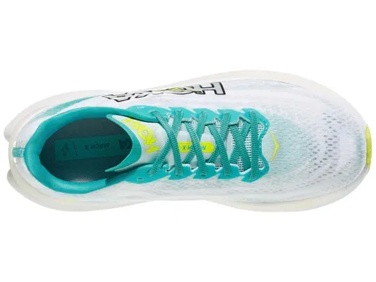 Hoka | Mach X | Women's | White/Blue Glass