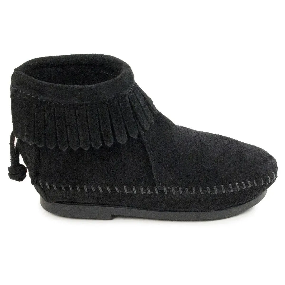 Minnetonka Back Zipper Hardsole Boot - Children's Boot