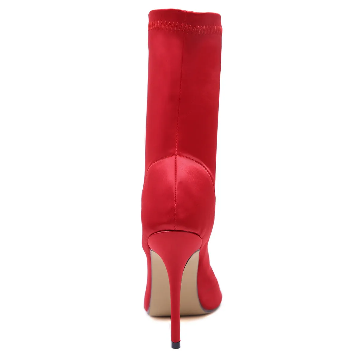 Sexy Pointed Toe High Heel Sock Boots