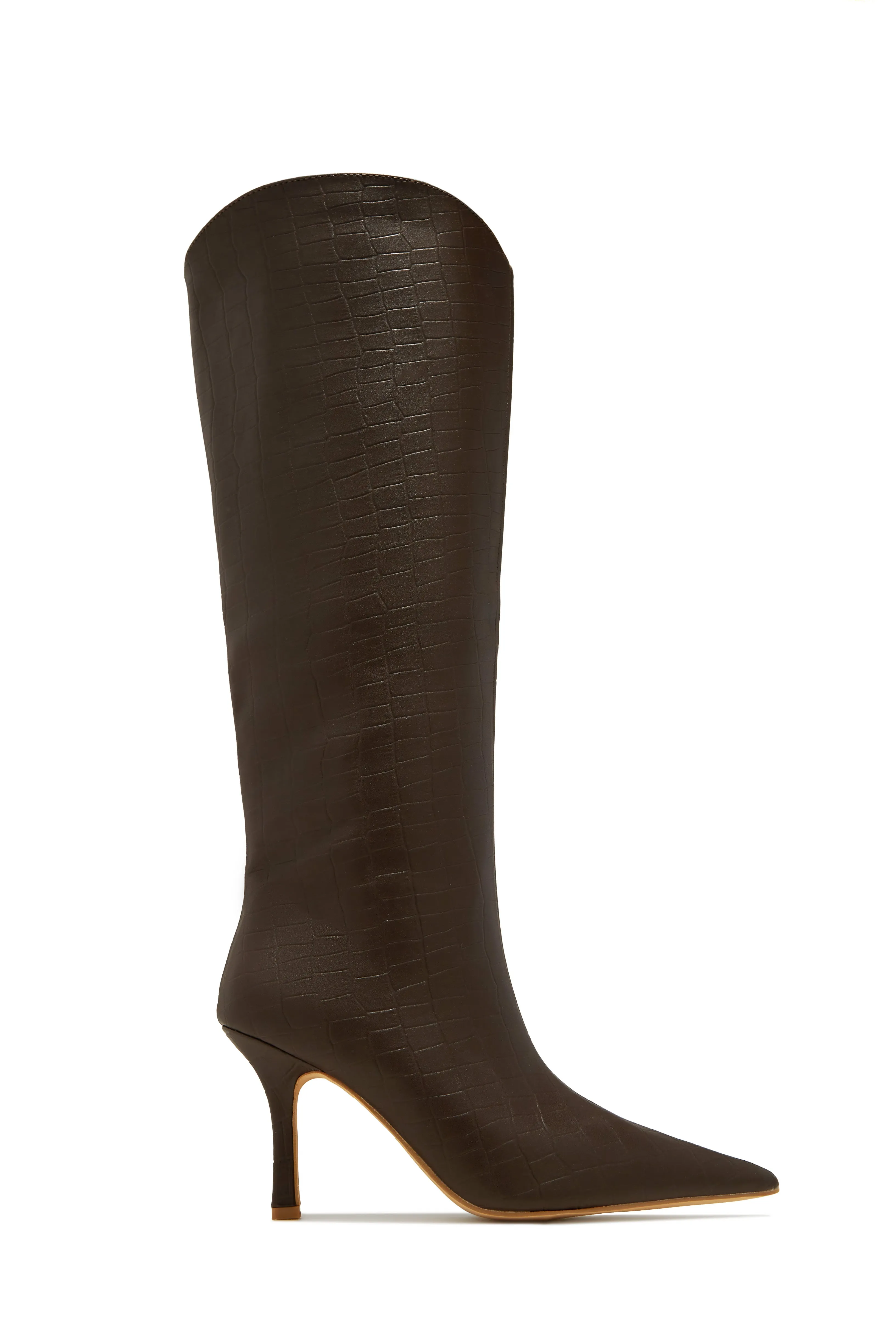 Shyla Knee High Boots - Black