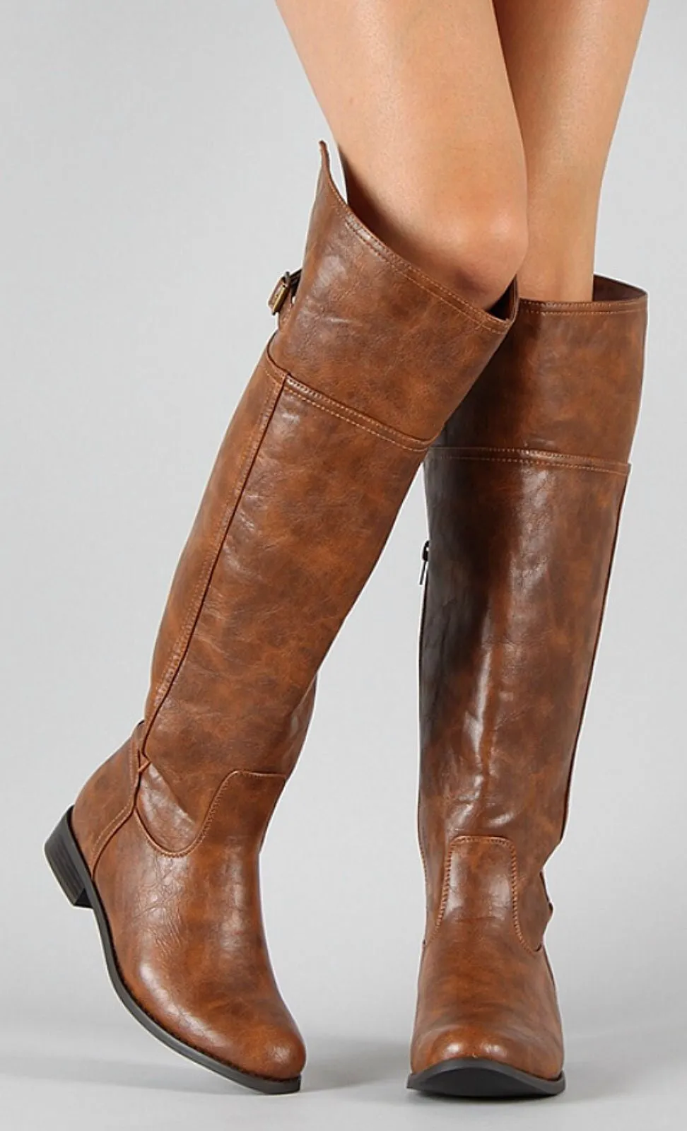 Tall Riding Boots - Tan - $20