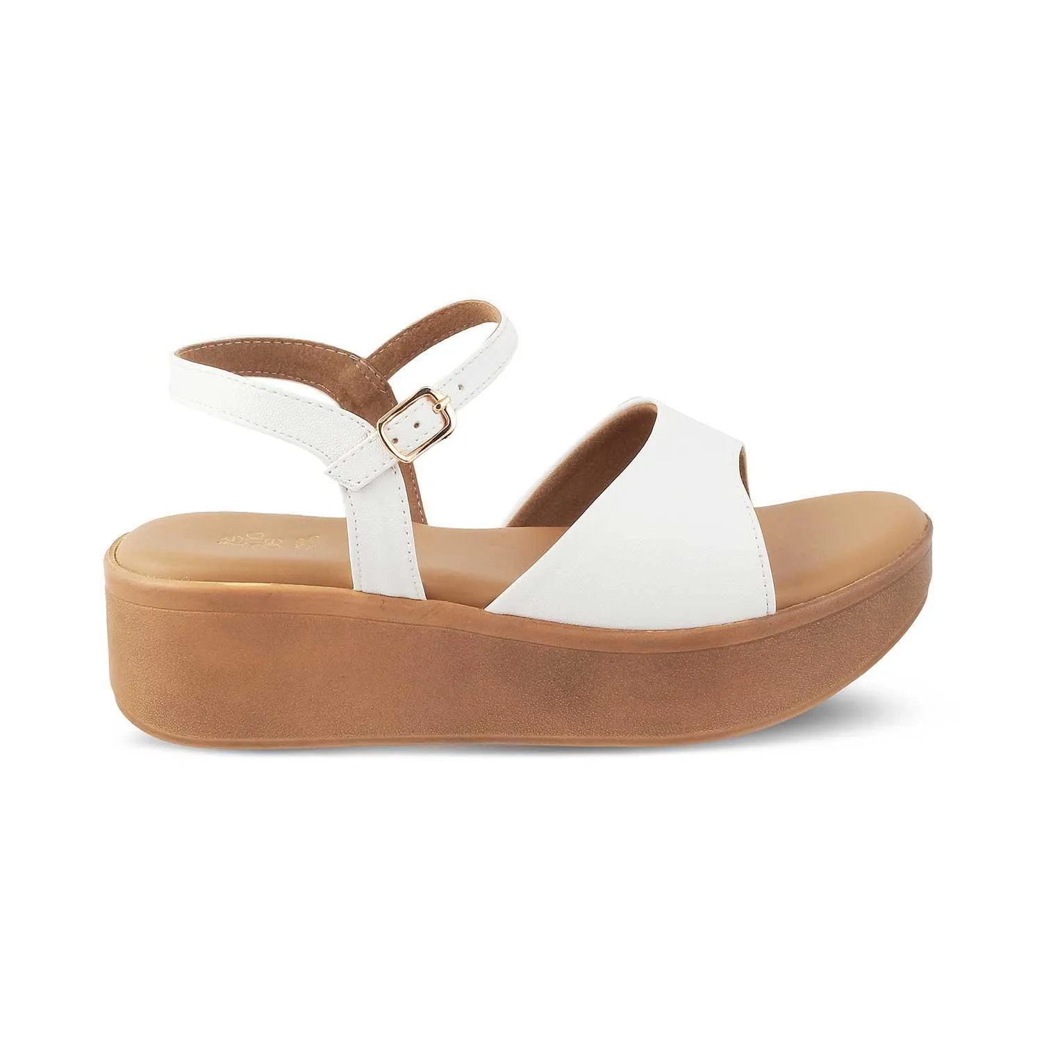 The Sin White Women's Dress Platform Wedge Sandals Tresmode