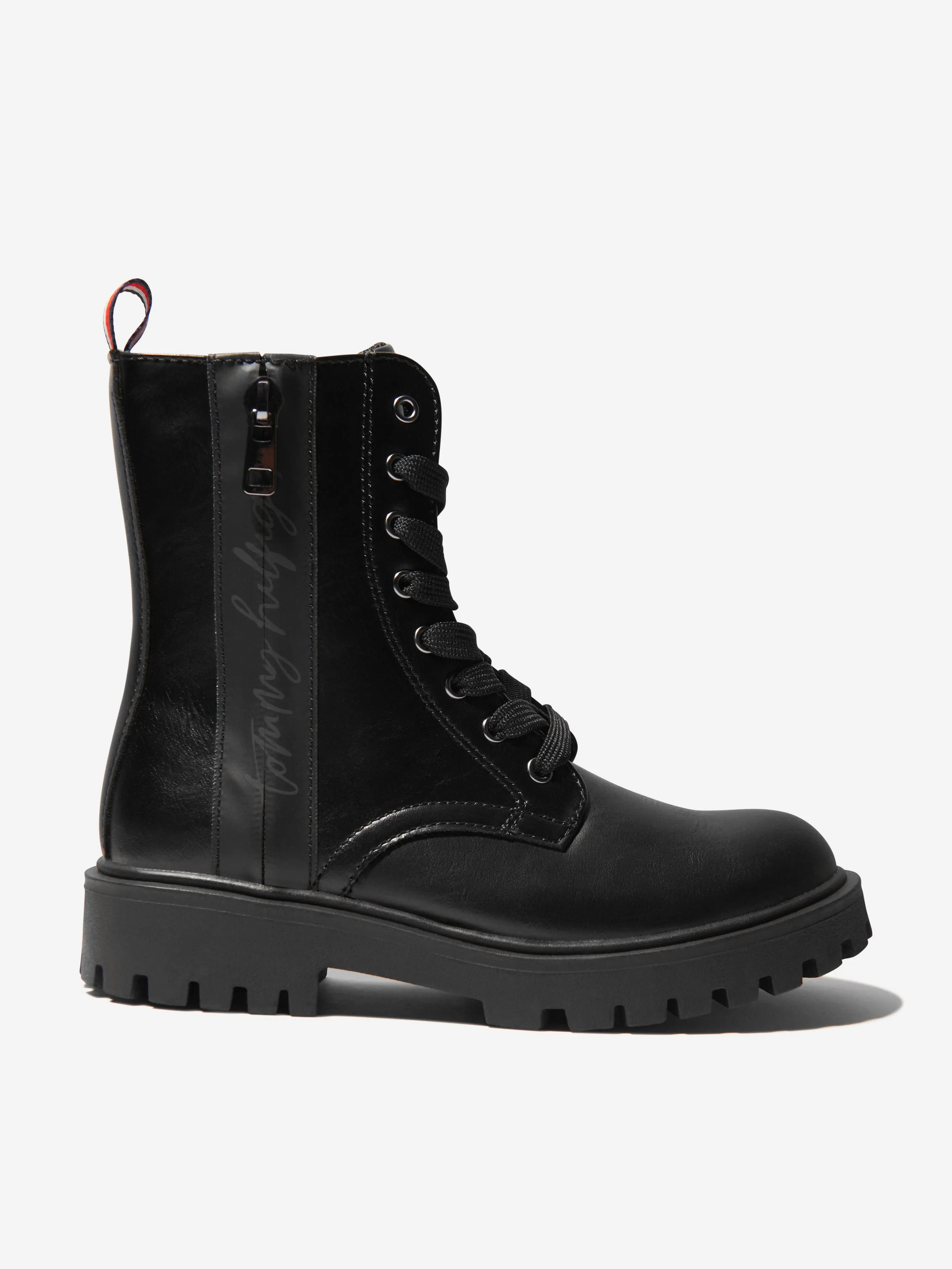 Tommy Hilfiger Girls Lace Up Boots