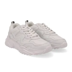 Toughees Thato Laceup Takkie - White