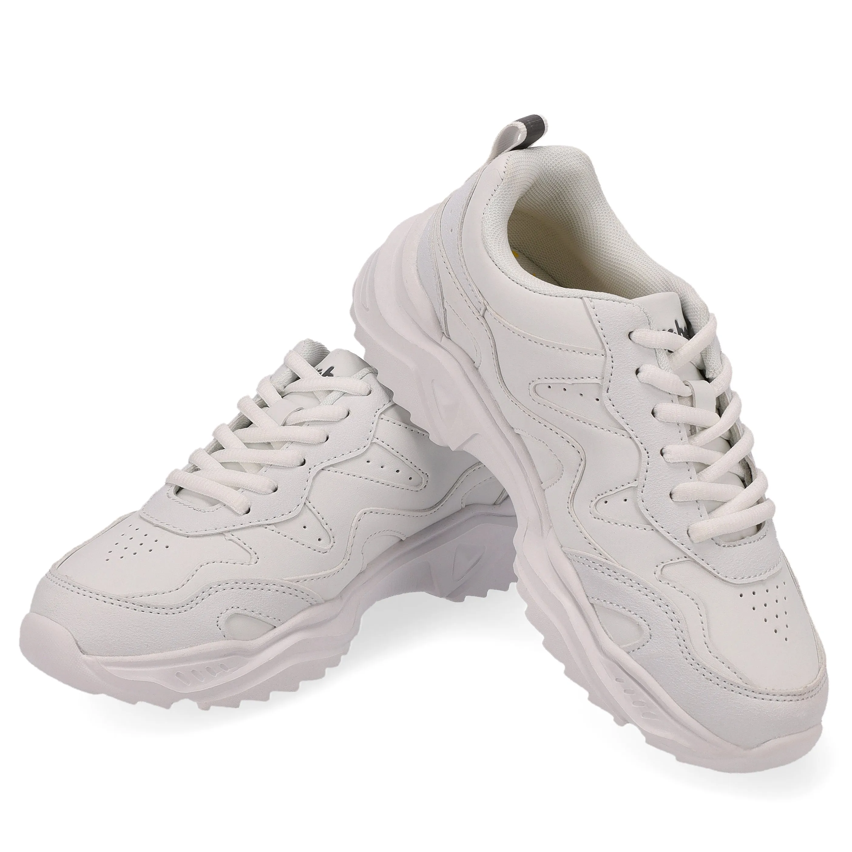 Toughees Thato Laceup Takkie - White